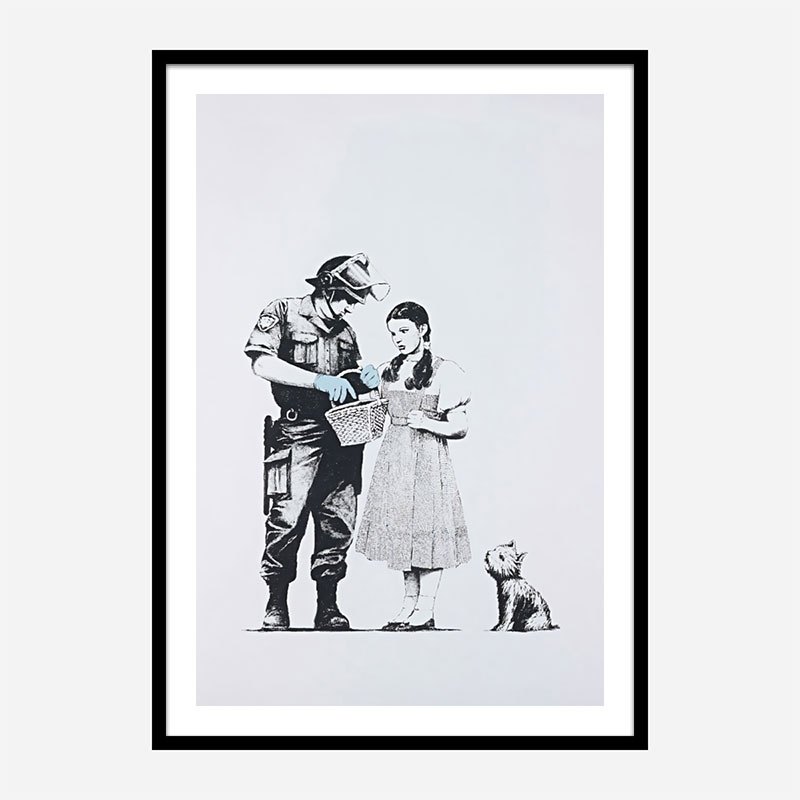 Banksy Stop and Search Art Print