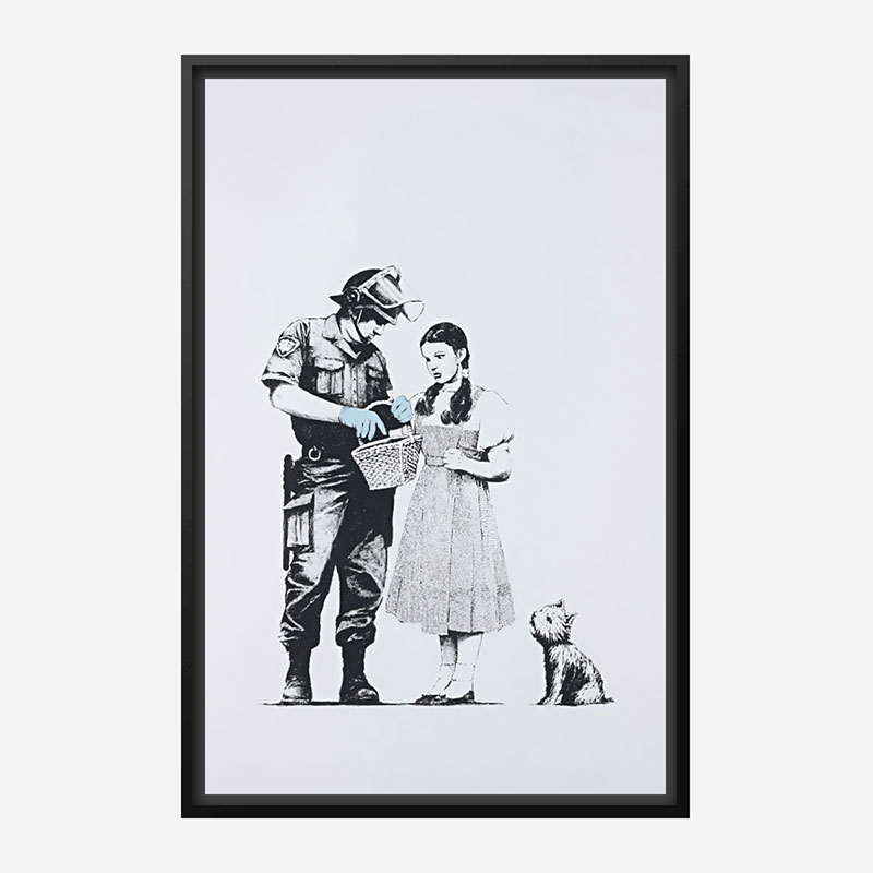 Banksy Stop and Search Art Print