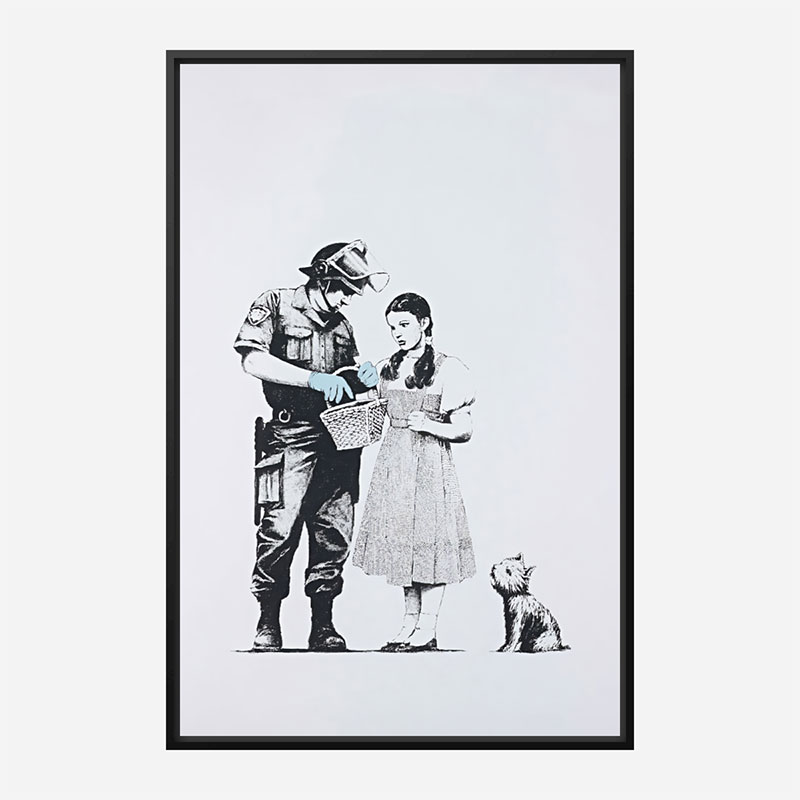 Banksy Stop and Search Art Print