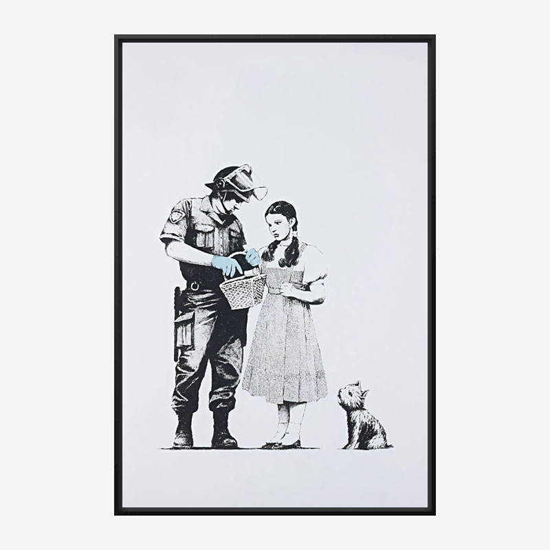 Banksy Stop and Search Art Print