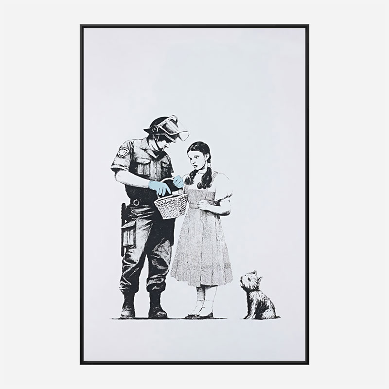 Banksy Stop and Search Art Print