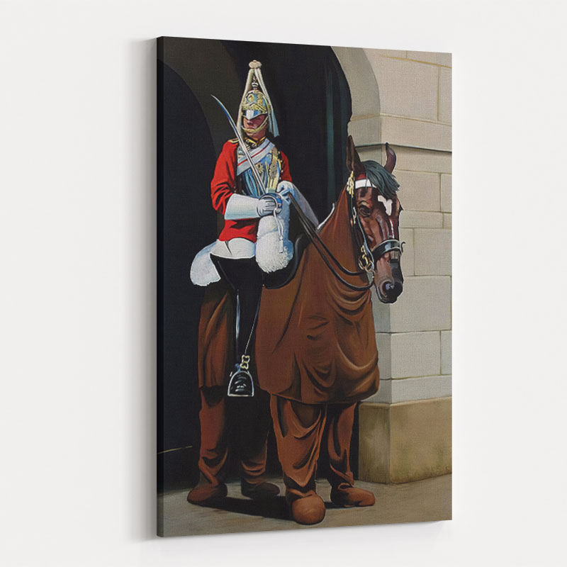 Horse Guard By Banksy Art Print