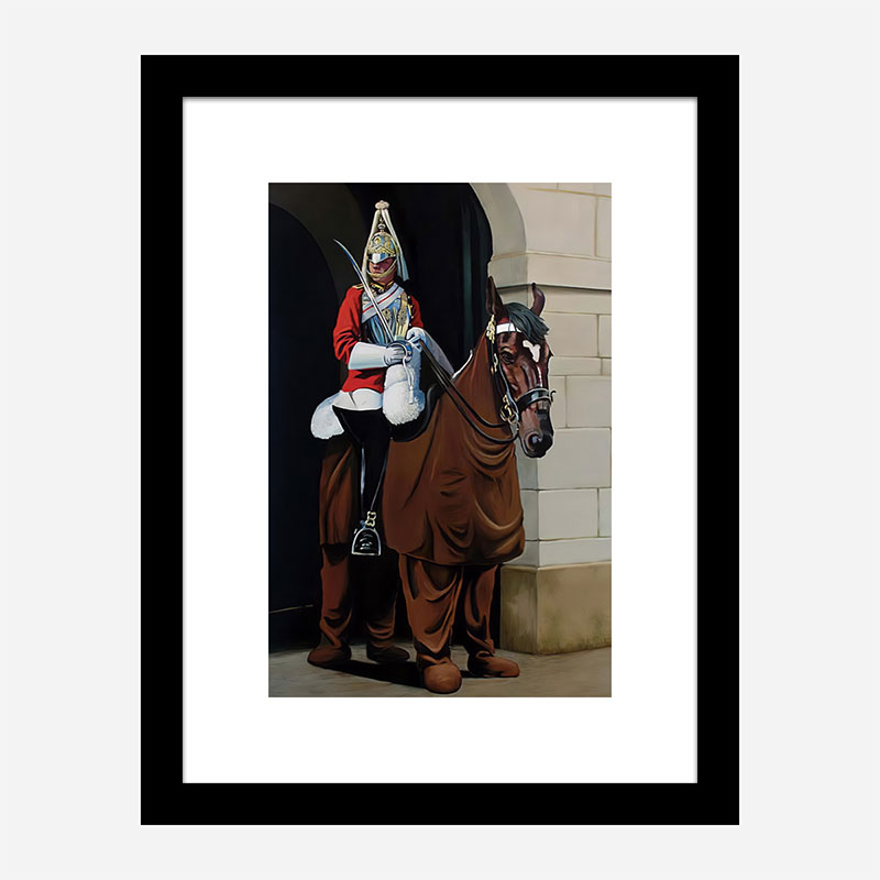 Horse Guard By Banksy Art Print