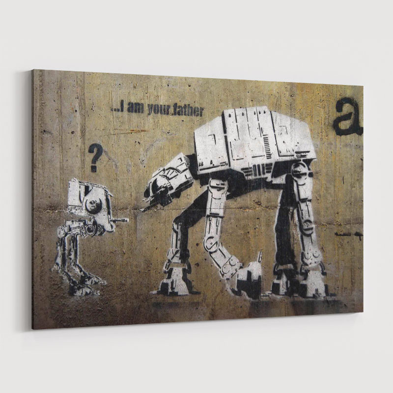 I Am Your Father Banksy Wall Art