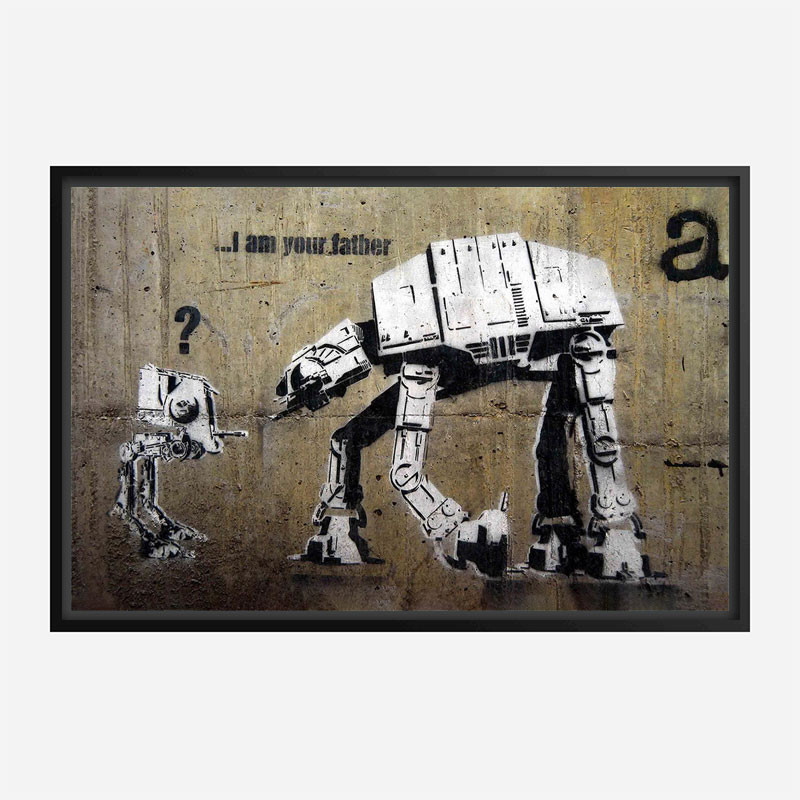 I Am Your Father Banksy Wall Art