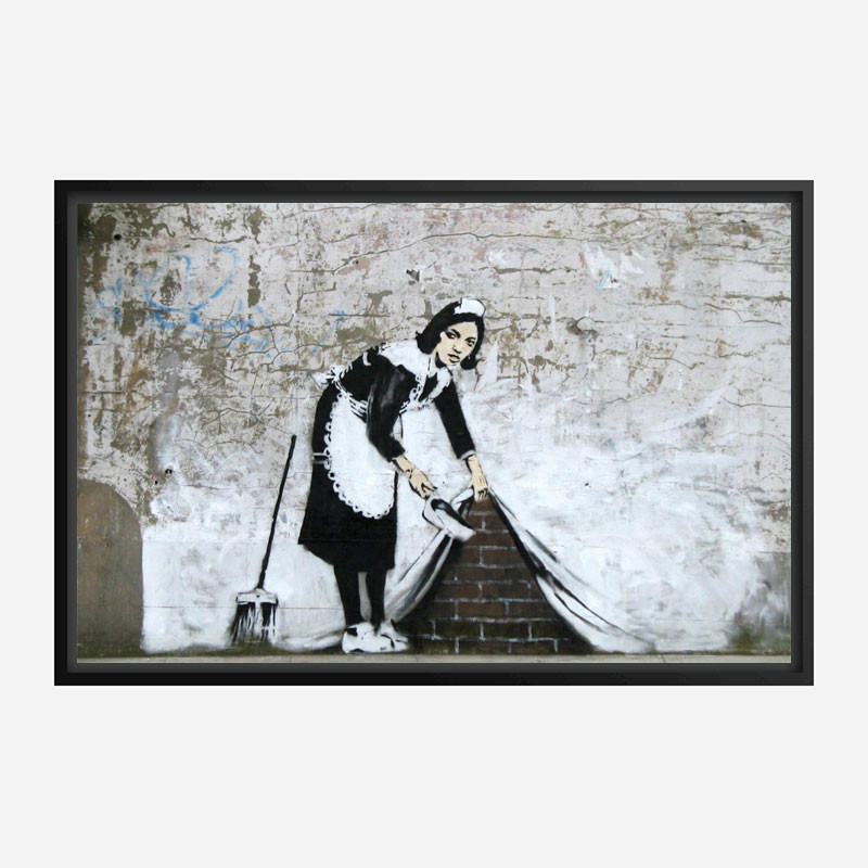 Banksy Sweep It Under The Carpet Maid | Poster