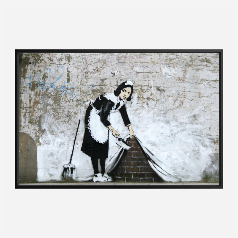 Sweep It Under The Carpet Banksy Wall Art