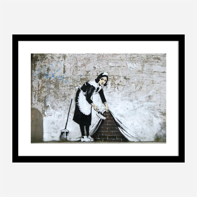 #102376 60x40cm Banksy-Maid Graffiti Mat türmatte 