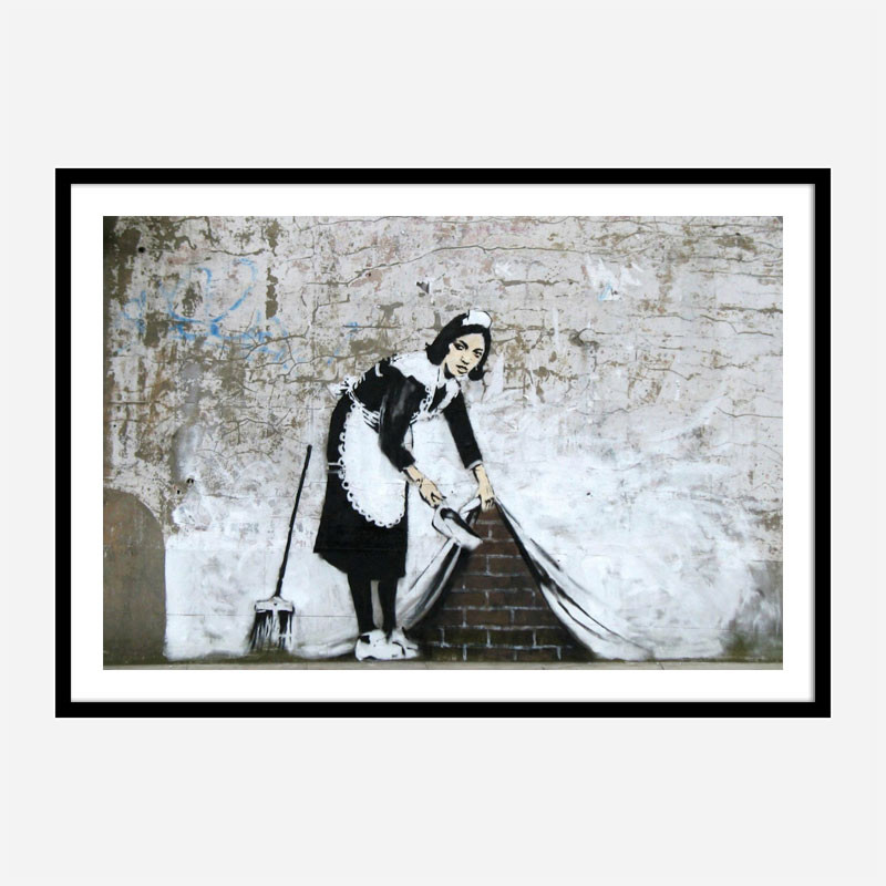 Sweep It Under The Carpet Banksy Wall Art