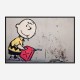 Charlie Brown Banksy Wall Art