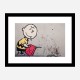 Charlie Brown Banksy Wall Art