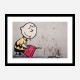 Charlie Brown Banksy Wall Art