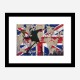 Banksy Flame Thrower Union Jack Wall Art