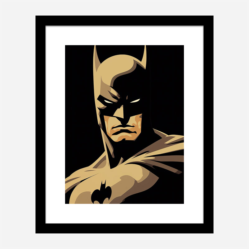 Batman Brown Illustration