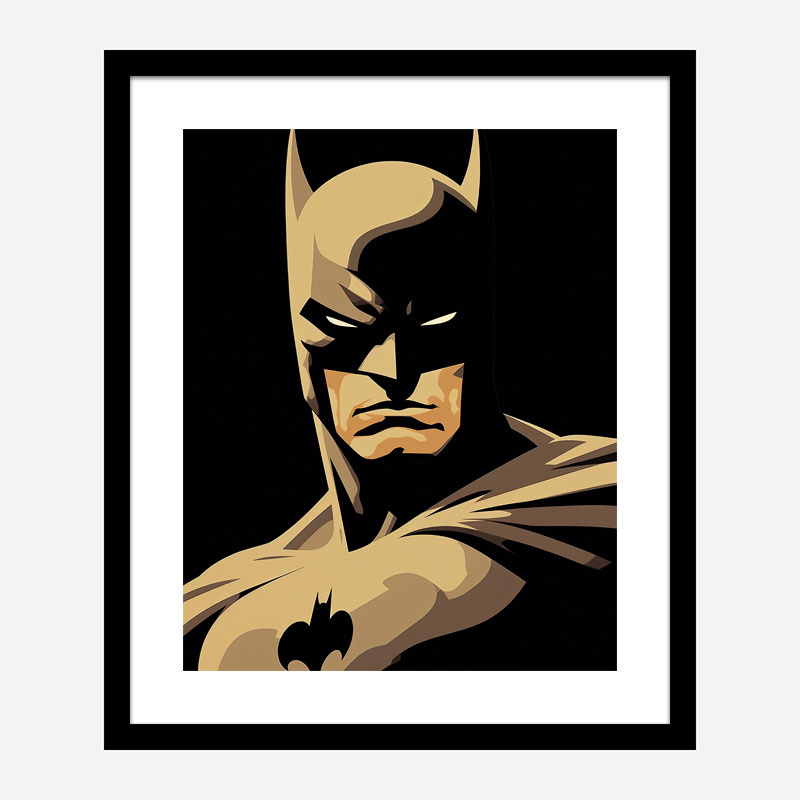 Batman Brown Illustration