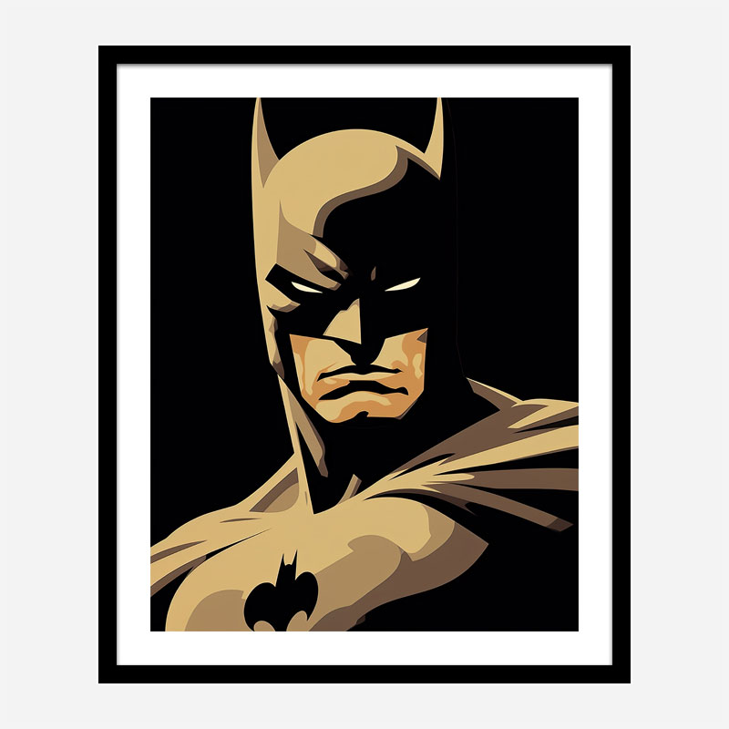 Batman Brown Illustration