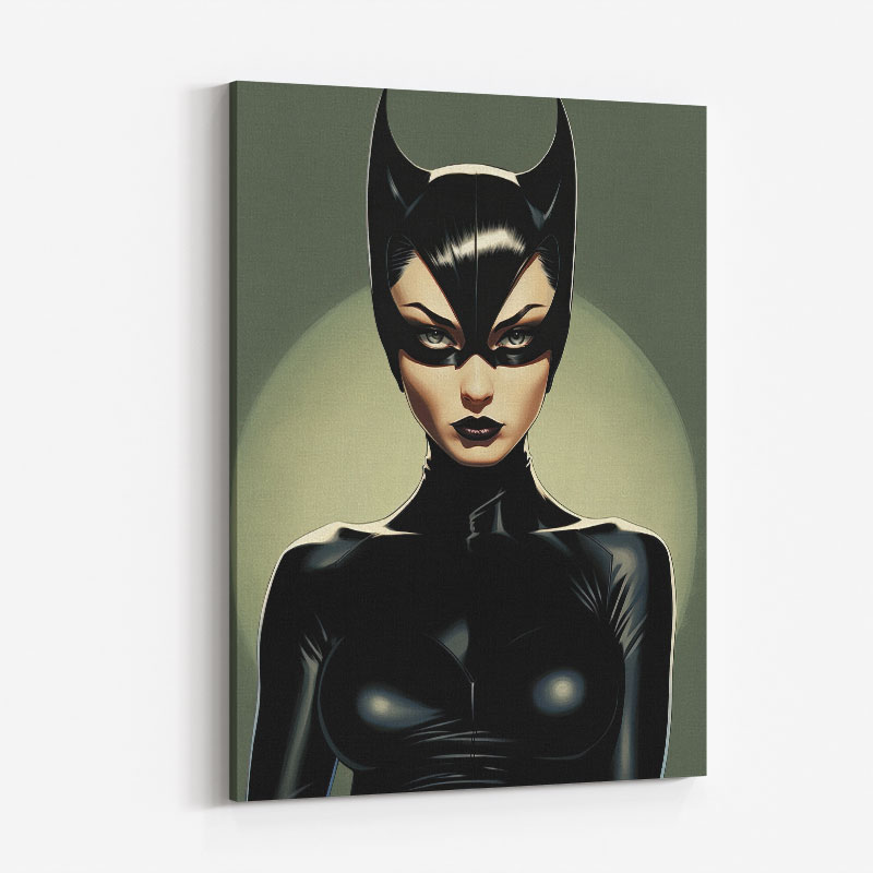 Catwoman Illustration Art Print