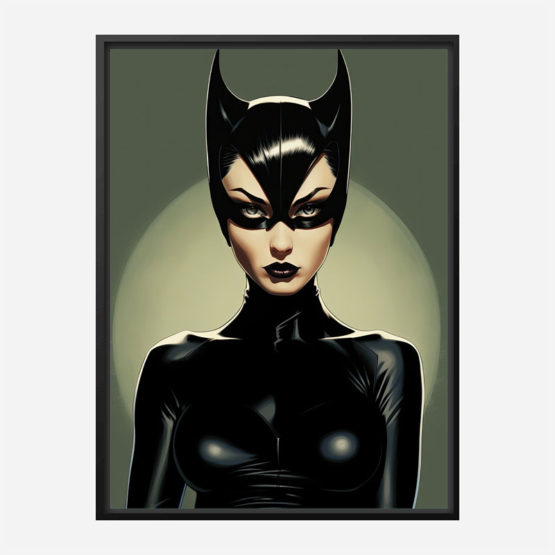 Catwoman Illustration Art Print