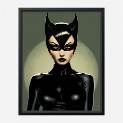 Catwoman Illustration Art Print