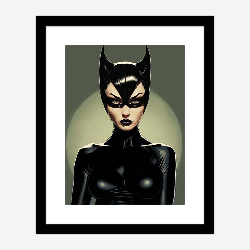 Catwoman Illustration Art Print