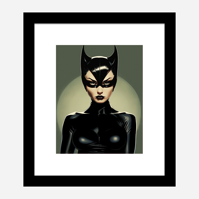Catwoman Illustration Art Print