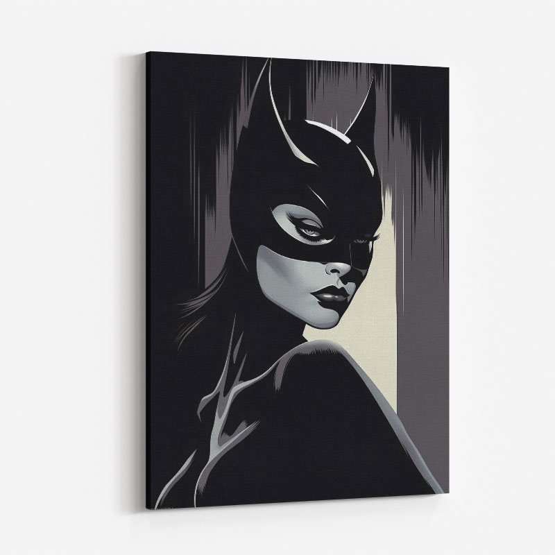 Catwoman Illustration 2 Art Print