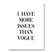 More Issues Than Vogue - What does it mean?