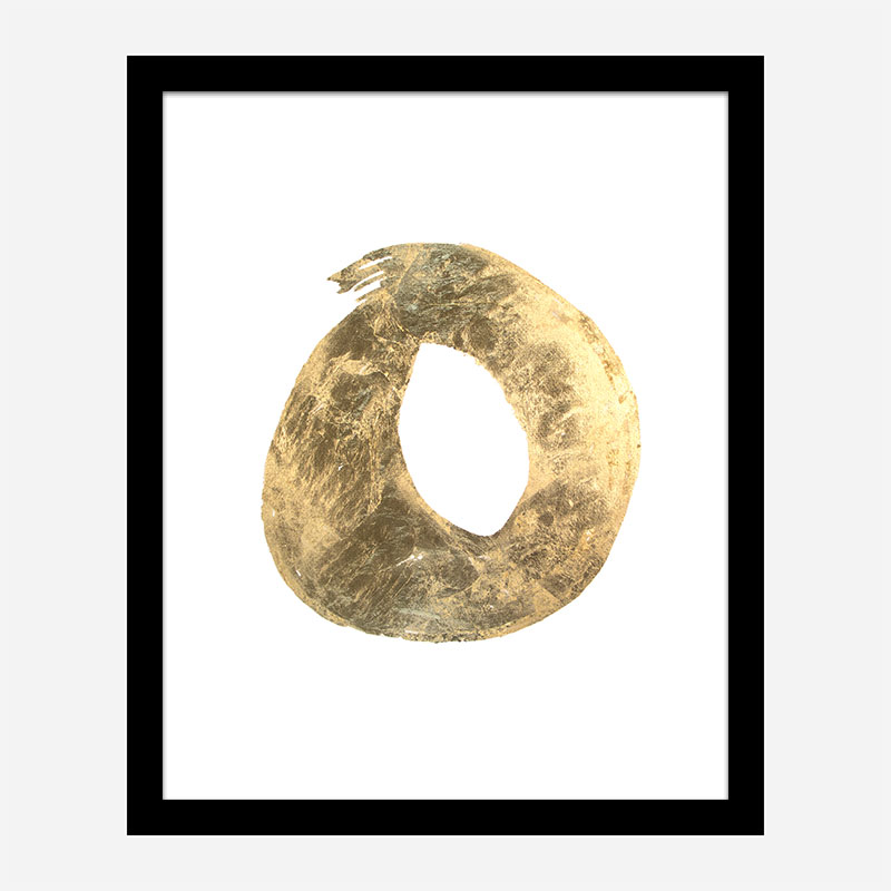 Golden O Typography Art Print Golden O Typography Art Print