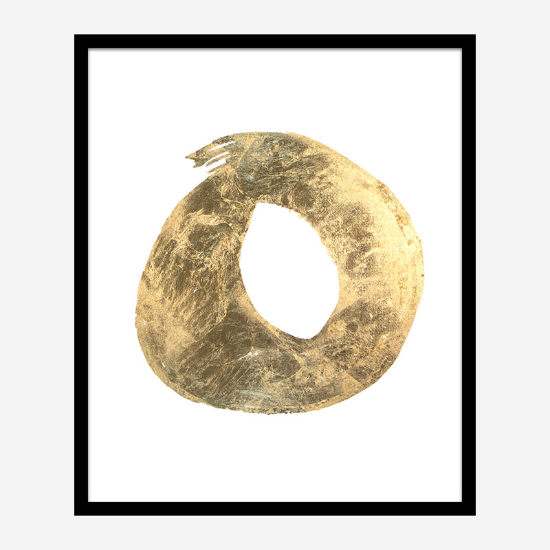 Golden O Typography Art Print Golden O Typography Art Print