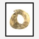 Golden O Typography Art Print Golden O Typography Art Print