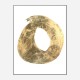Golden O Typography Art Print Golden O Typography Art Print