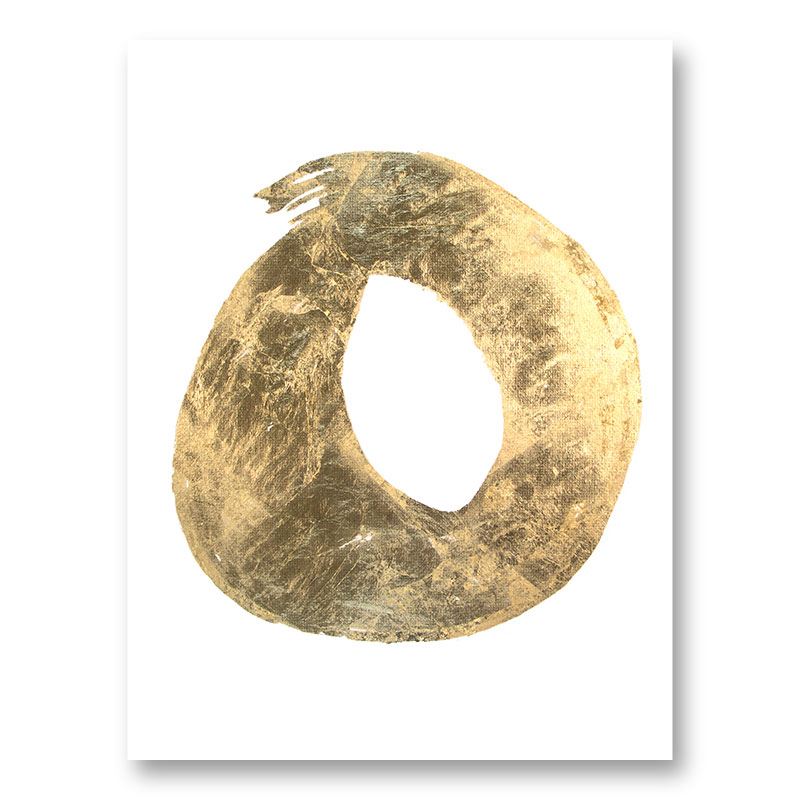 Golden O Typography Art Print Golden O Typography Art Print