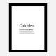 Calories Definition Typography Wall Art