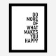 Do More Typography Wall Art