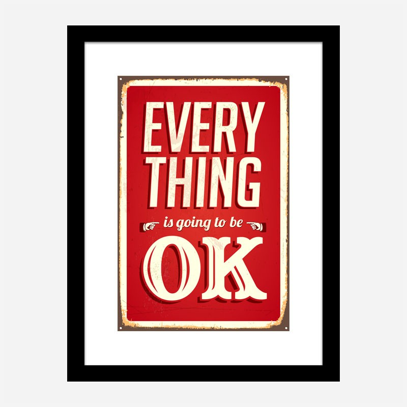 Everything Typography Wall Art Everything Typography Wall Art
