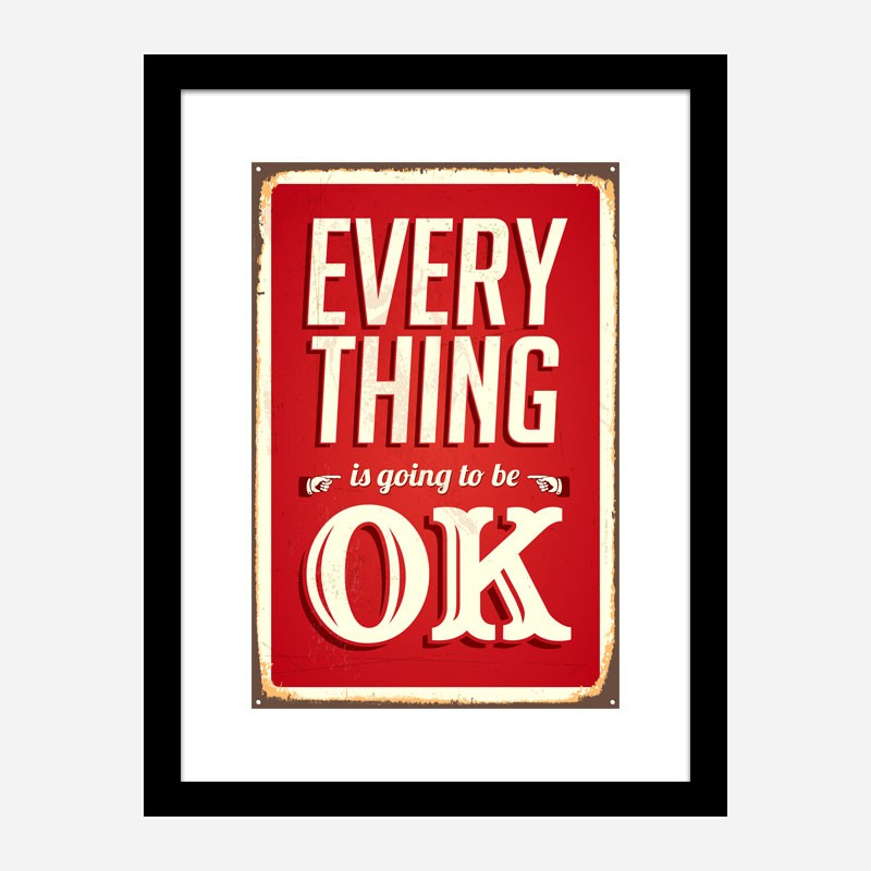 Everything Typography Wall Art