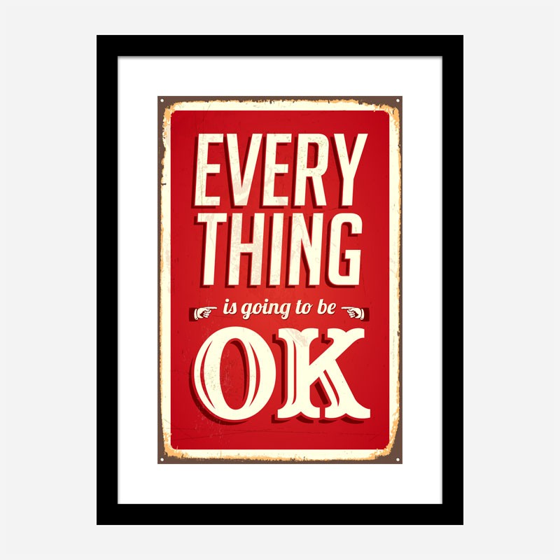 Everything Typography Wall Art Everything Typography Wall Art