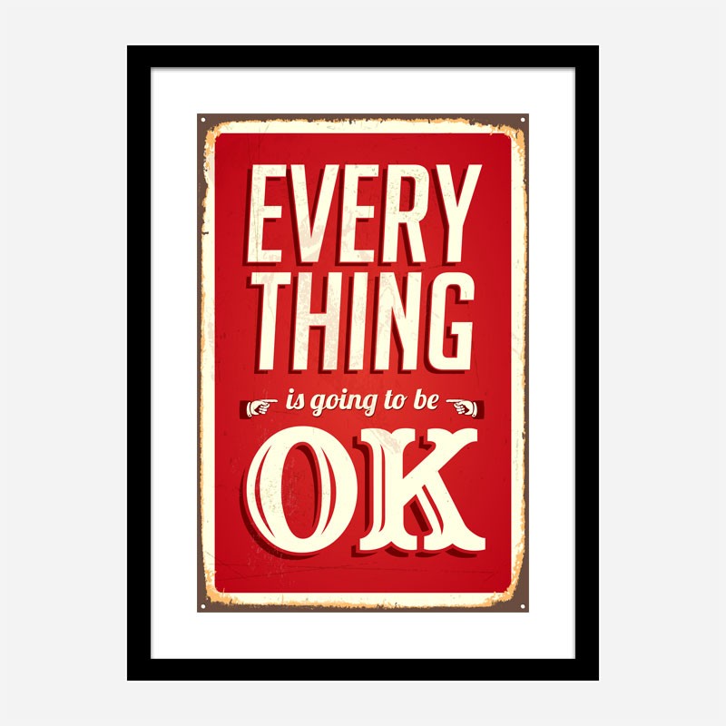 Everything Typography Wall Art