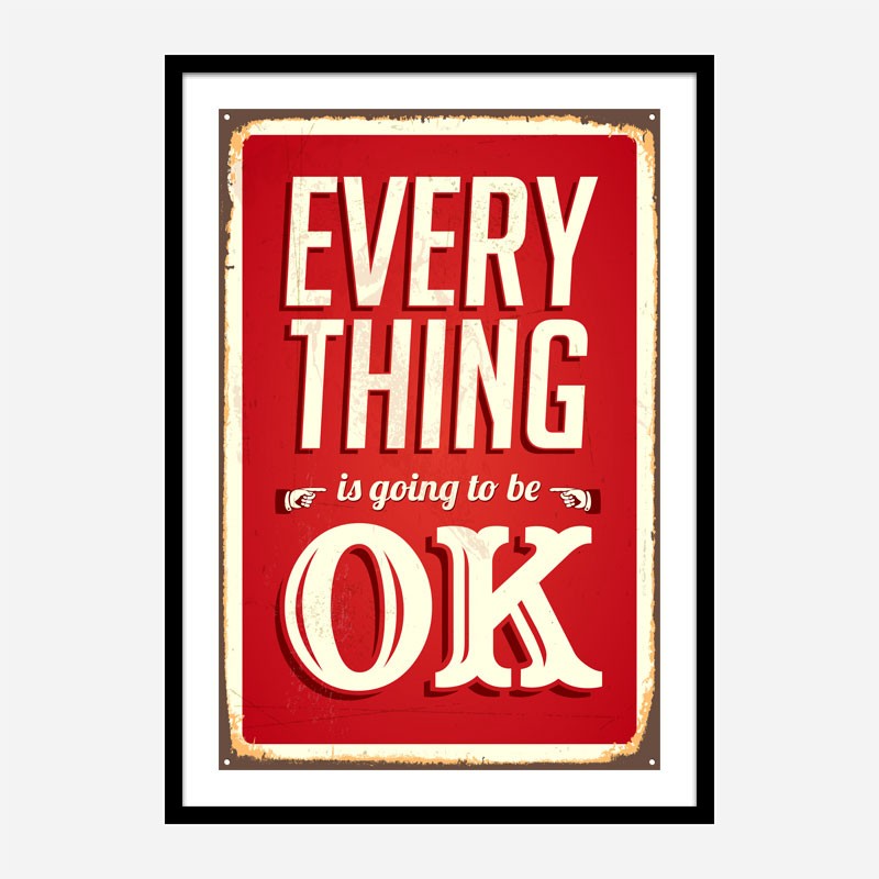 Everything Typography Wall Art Everything Typography Wall Art