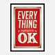 Everything Typography Wall Art Everything Typography Wall Art