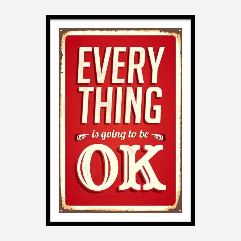 Everything Typography Wall Art Everything Typography Wall Art