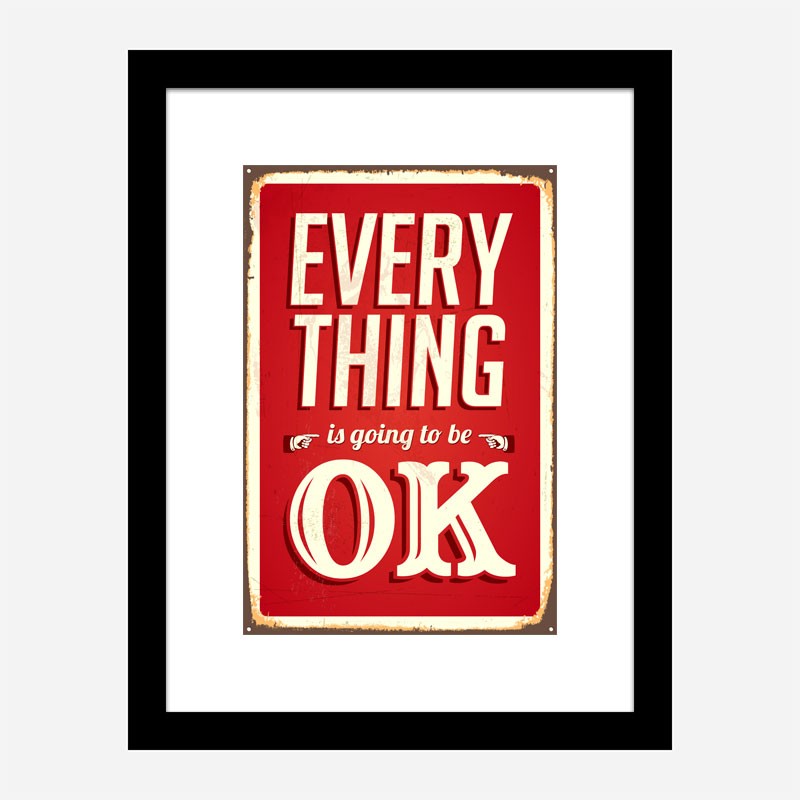 Everything Typography Wall Art Everything Typography Wall Art