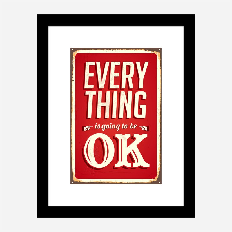 Everything Typography Wall Art