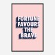 Fortune Favours the Brave Fortune Favours the Brave