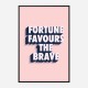 Fortune Favours the Brave Fortune Favours the Brave