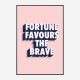 Fortune Favours the Brave Fortune Favours the Brave