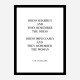 Coco Chanel Dress Impeccably Quote Art Print