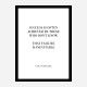 Coco Chanel Success Quote Art Print