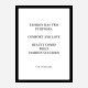 Coco Chanel Fashion has two purposes Quote Art Print