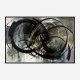 Black Circles Abstract Art Print